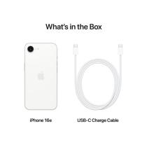 Movil apple iphone 16e 256gb white