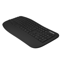 Phoenix k201 teclado ergonomico inalambrico 2.4ghz negro