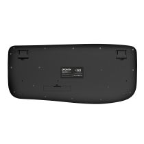 Phoenix k201 teclado ergonomico inalambrico 2.4ghz negro