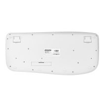 Phoenix k201 teclado ergonómico inalámbrico 2.4ghz blanco