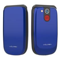Telefono movil volfen astro flip 4g azul