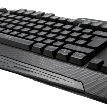 Teclado gaming phoenix con cable luz rgb 9 modos de iluminación 4 botónes macro 12 teclas multimedia