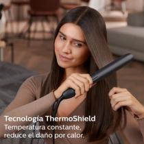 Plancha de pelo philips serie 5000 bhs510 - 00 thermoshield - placas ceramica - 105mm - 230ºc