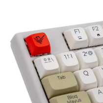 Teclado gaming royal pbt mecanico blanco