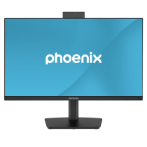Monitor phoenix visión 24 pro 23.8 pulgadas full hd panel ips webcam integrada abatible hdmi + dp altavoces integrados