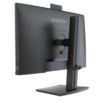 Monitor phoenix visión 24 pro 23.8 pulgadas full hd panel ips webcam integrada abatible hdmi + dp altavoces integrados