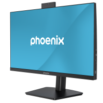 Monitor phoenix visión 24 pro 23.8 pulgadas full hd panel ips webcam integrada abatible hdmi + dp altavoces integrados