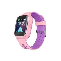 Reloj smartwatch leotec kids allo gps antiperdida rosa y morado 1.3 pulgadas