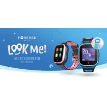 Reloj smartwatch forever look me kw - 500 4g color rosa negro