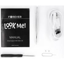 Reloj smartwatch forever look me kw - 500 4g color azul