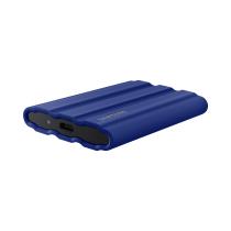 Disco duro externo ssd samsung 2tb t7 shield nvme azul mu - pe2t0r - eu
