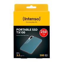 Disco duro externo solido ssd intenso tx100 250gb usb tipo c