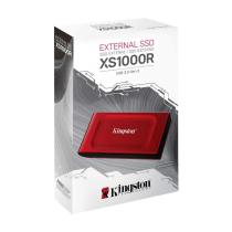 Ssd externo kingstón xs1000 rojo