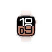 Smartwatch apple watch series 10 gps 46mm rose gold case light blush sport band s - m