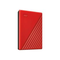 Disco duro externo hdd wd western digital 2tb my passport usb 3.2 rojo