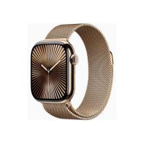 Smartwatch apple watch series 10 gps + cell 42mm golden titanium milanese loop m - l
