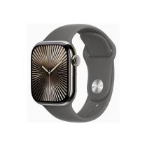 Smartwatch apple watch series 10 gps + cell 42mm natural titanium m - l