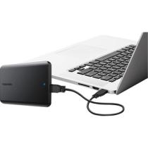 Disco duro externo hdd toshiba 2tb canvio basic 2.5 pulgadas usb 3.2 negro