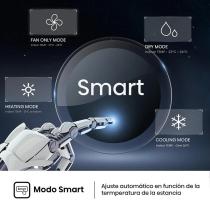 Aire acondicionado split 1x1 hisense inverter 2236 frig - h 2236kcal - h wifi kc25yr3b