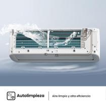 Aire acondicionado split 1x1 hisense inverter 5418 frig - h 5417 kcal - h wifi kc70bt2b