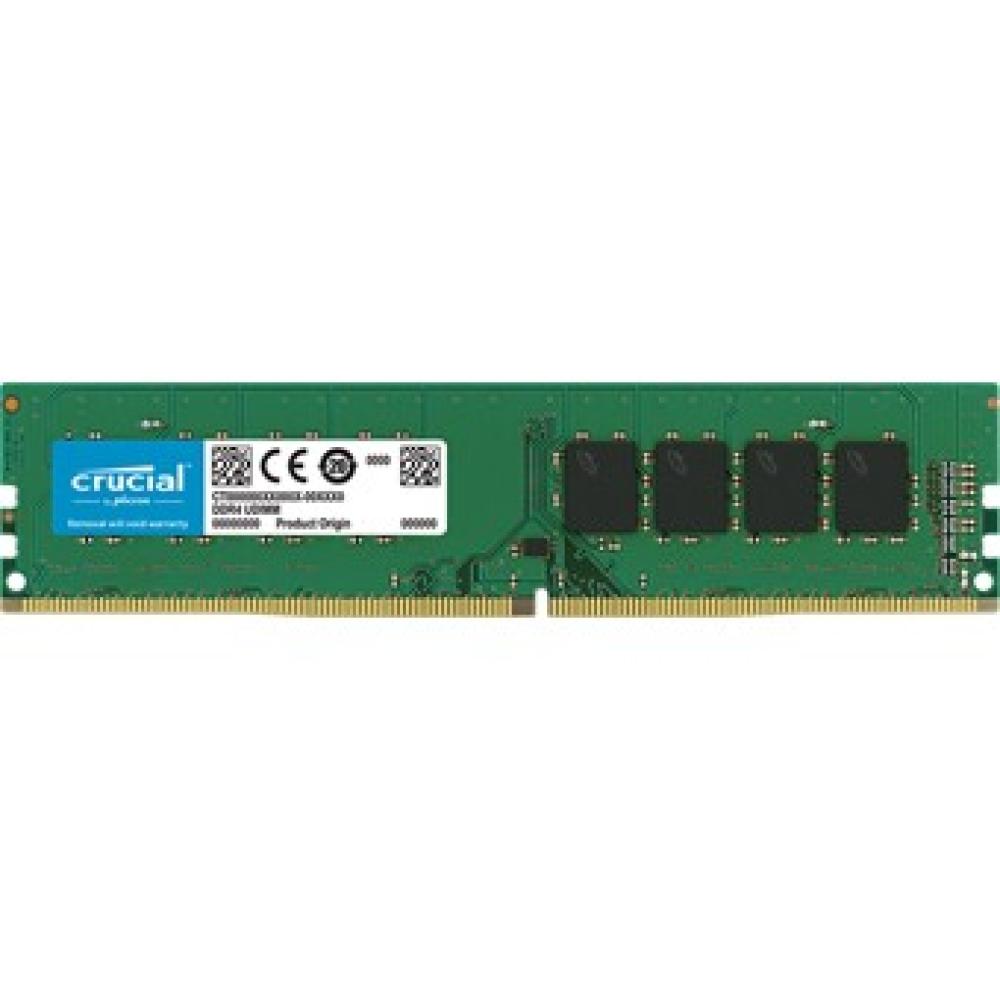 Memoria ram ddr4 8gb crucial - dimm - 2400mhz - pc4 - 19200 - cl 17 - 1.2v