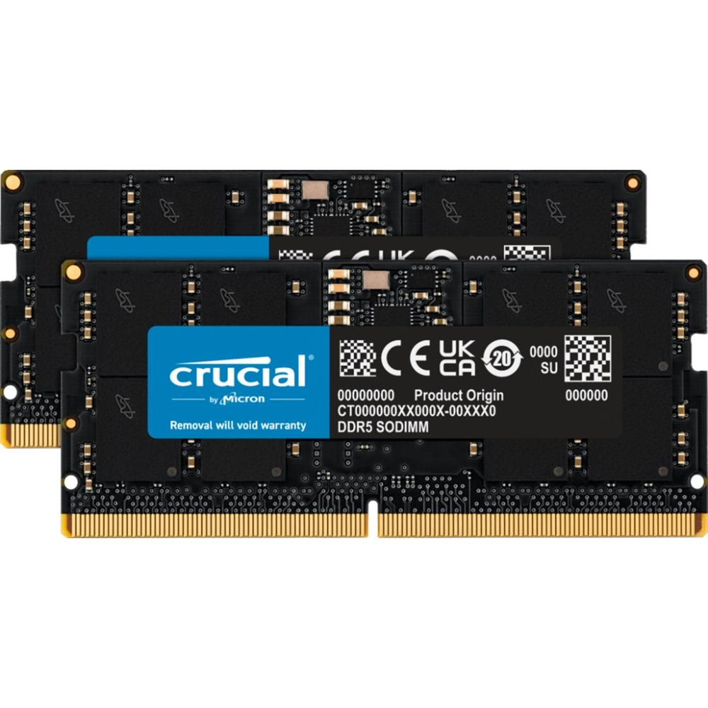 Memoria ram ddr5 32gb crucial - sodimm - 4800 mhz - pc5 38400 cl40