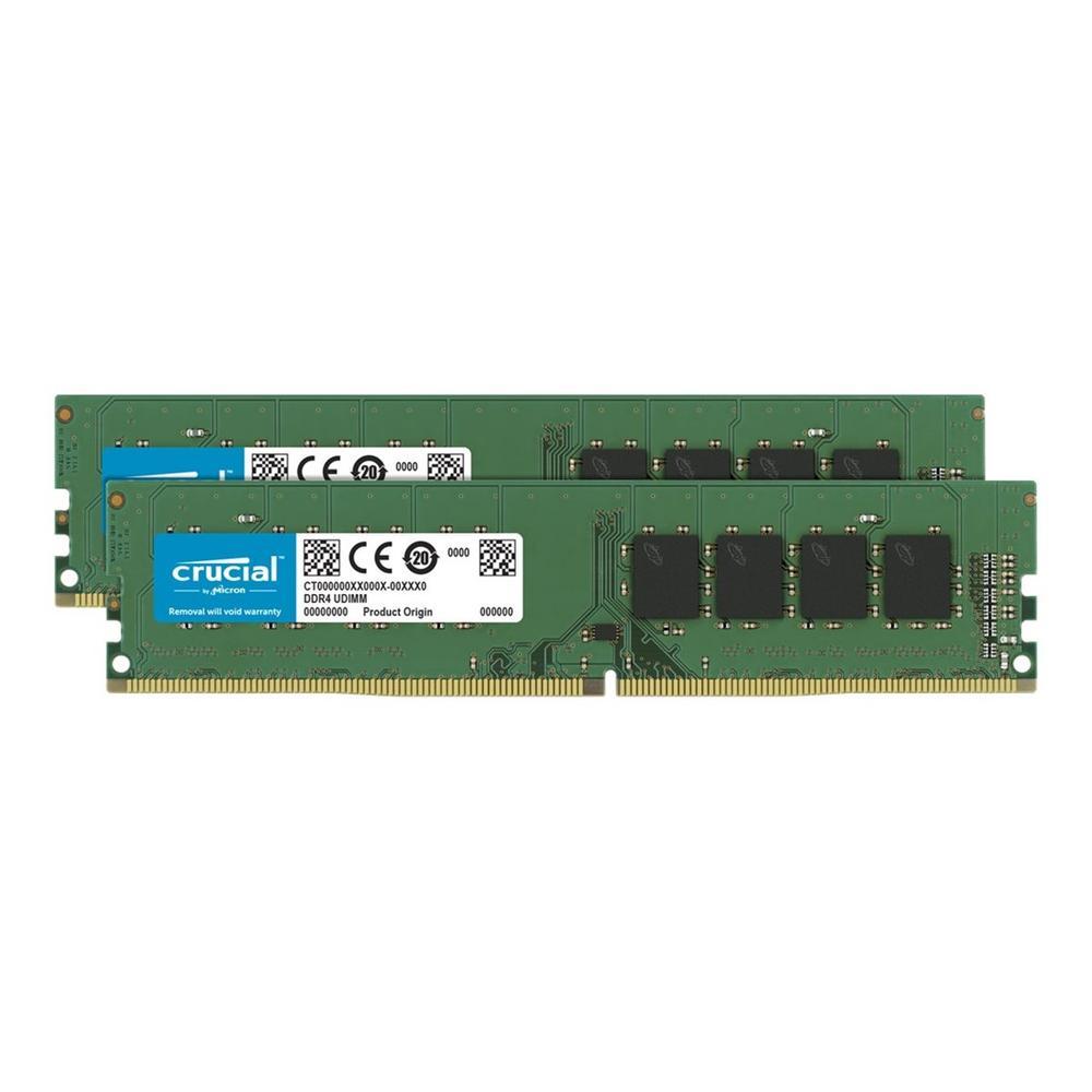 Memoria ram ddr4 32gb 2x16gb crucial dimm - 3200 mhz - pc4 25600 - cl22
