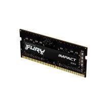 Memoria ram ddr4 32gb kingston - 3200mhz - pc4 - 25600 - fury impact - sodimm - negro - 1.2v