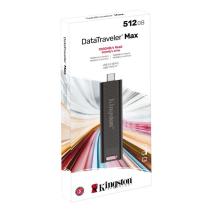 Datatraveler max unidad flash usb 512 gb usb tipo c 3.2 gen 2 (3.1 gen 2) negro