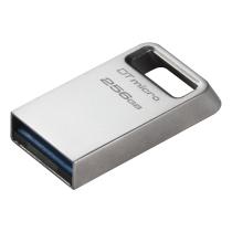 Datatraveler micro unidad flash usb 256 gb usb tipo a 3.2 gen 1 (3.1 gen 1) plata