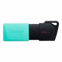 Datatraveler exodia m unidad flash usb 256 gb usb tipo a 3.2 gen 1 (3.1 gen 1) negro - turquesa