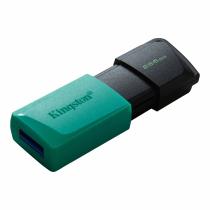 Datatraveler exodia m unidad flash usb 256 gb usb tipo a 3.2 gen 1 (3.1 gen 1) negro - turquesa