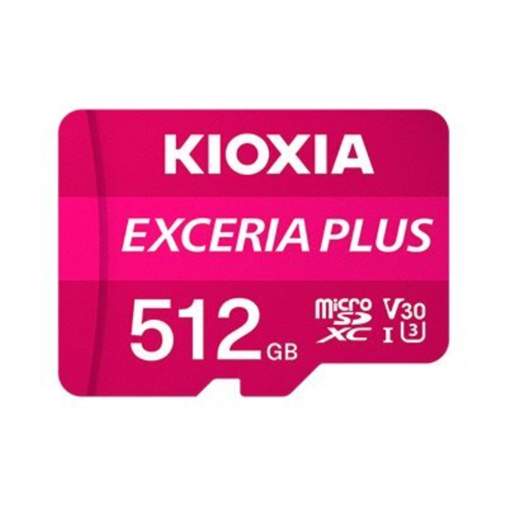 Tarjeta micro sd kioxia 512gb exceria plus uhs - i c10 r98 con adaptador