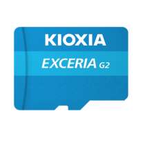 Micro sd kioxia 128gb exceria g2 w - adaptor v30