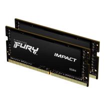 Memoria ram ddr4 64gb 2x32gb kingston - 3200mhz - pc4 - 25600 - fury impact - cl20 - 1.2v - sodimm