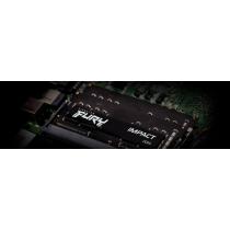 Memoria ram ddr4 64gb 2x32gb kingston - 3200mhz - pc4 - 25600 - fury impact - cl20 - 1.2v - sodimm