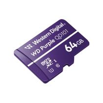 Tarjeta de memoria micro sdxc wd western digital purple sc qd101 64gb uhs - i cl10