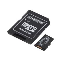 Tarjeta memoria micro sdhc 16gb kingston industrial uhs - i u3 cl10 + adaptador