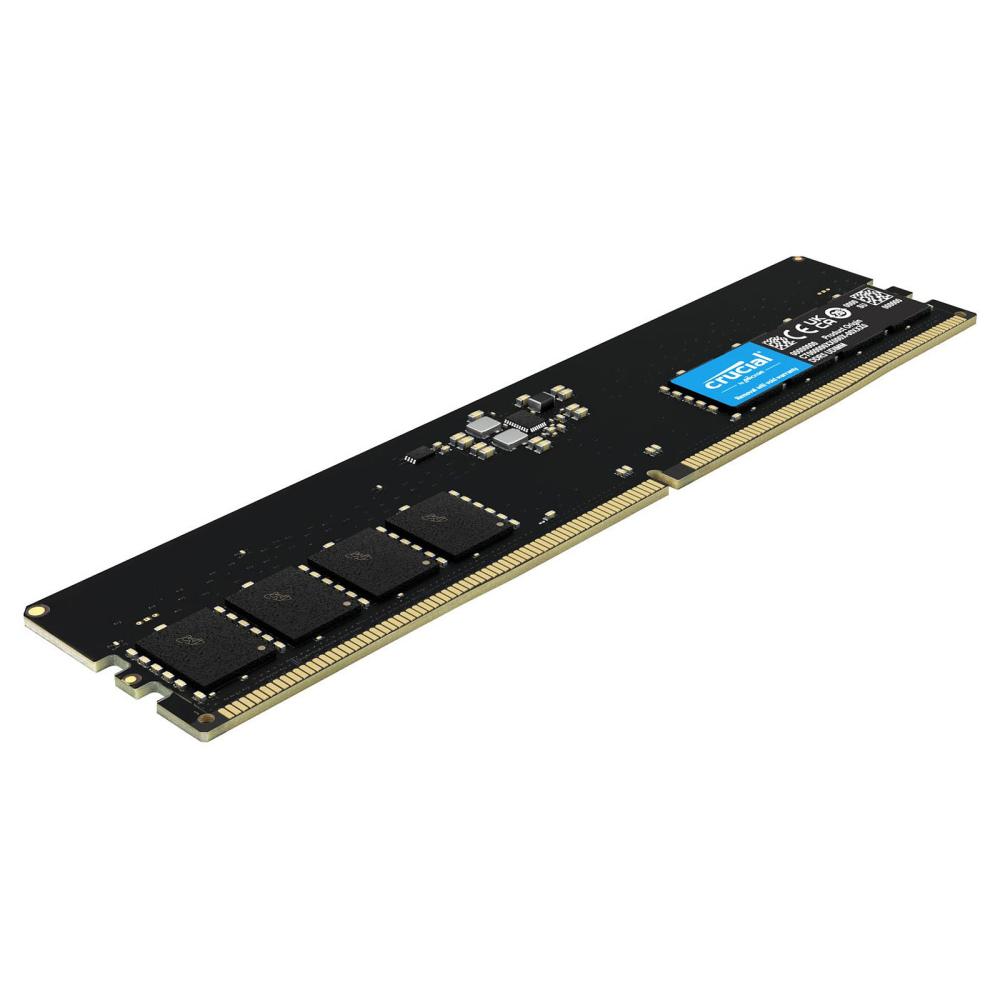Memoria ram ddr5 16gb crucial - dimm - 4800 mhz - pc5 38400 cl40