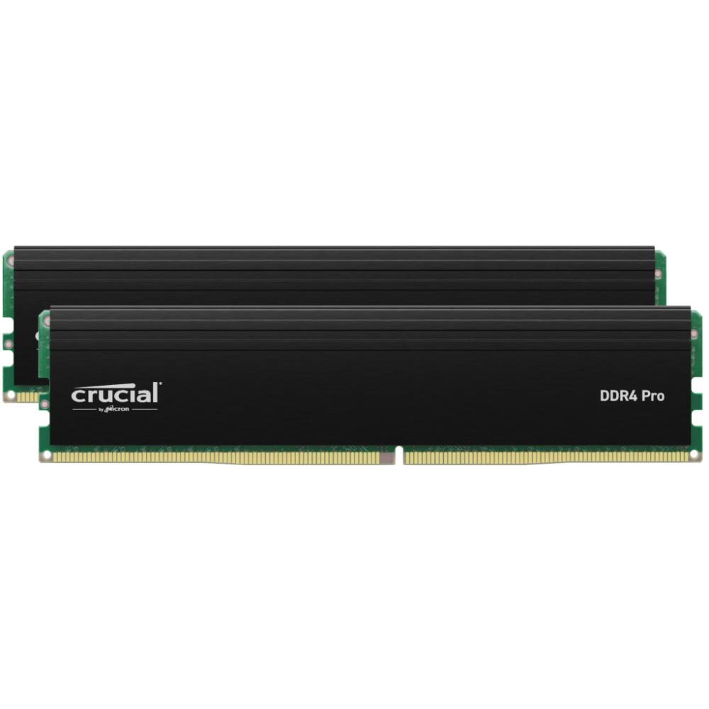 Memoria ram ddr4 64gb 2x32gb crucial pro - dimm - 3200 mhz - pc4 25600 - cl22