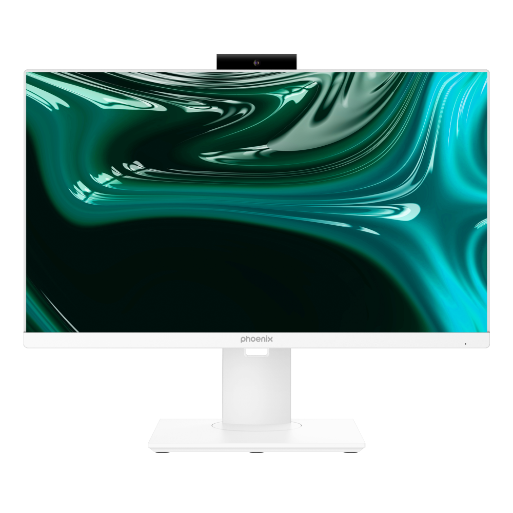 Ordenador pc all in one aio phoenix unity 23.8 pulgadas fhd ajustable altura y rotativo - web cam - intel i5 12400 - 16 gb ddr4 