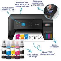 Ecotank et - 2840 inyeccin de tinta a4 4800 x 1200 dpi 33 ppm wifi