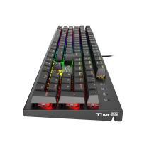 Teclado gaming genesis thor 300 red rgb usb