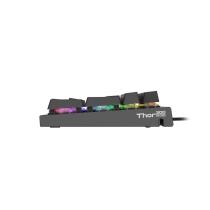 Teclado gaming genesis thor 300 red rgb usb