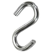 Gancho "S" Hierro Zincado 80 mm. "Uso Doméstico"