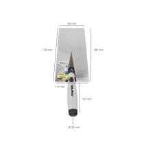 Paleta Wolfpack Plus Mango de Goma 341-a/ 180 mm.