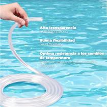Manguera Transparente Nivel 4 x6 mm. Rollo 50 metros