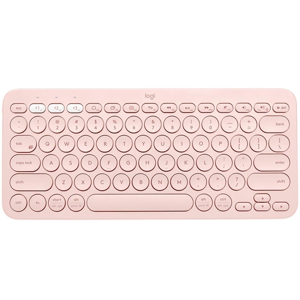 Teclado logitech k380 multi - device bluetooth rosa