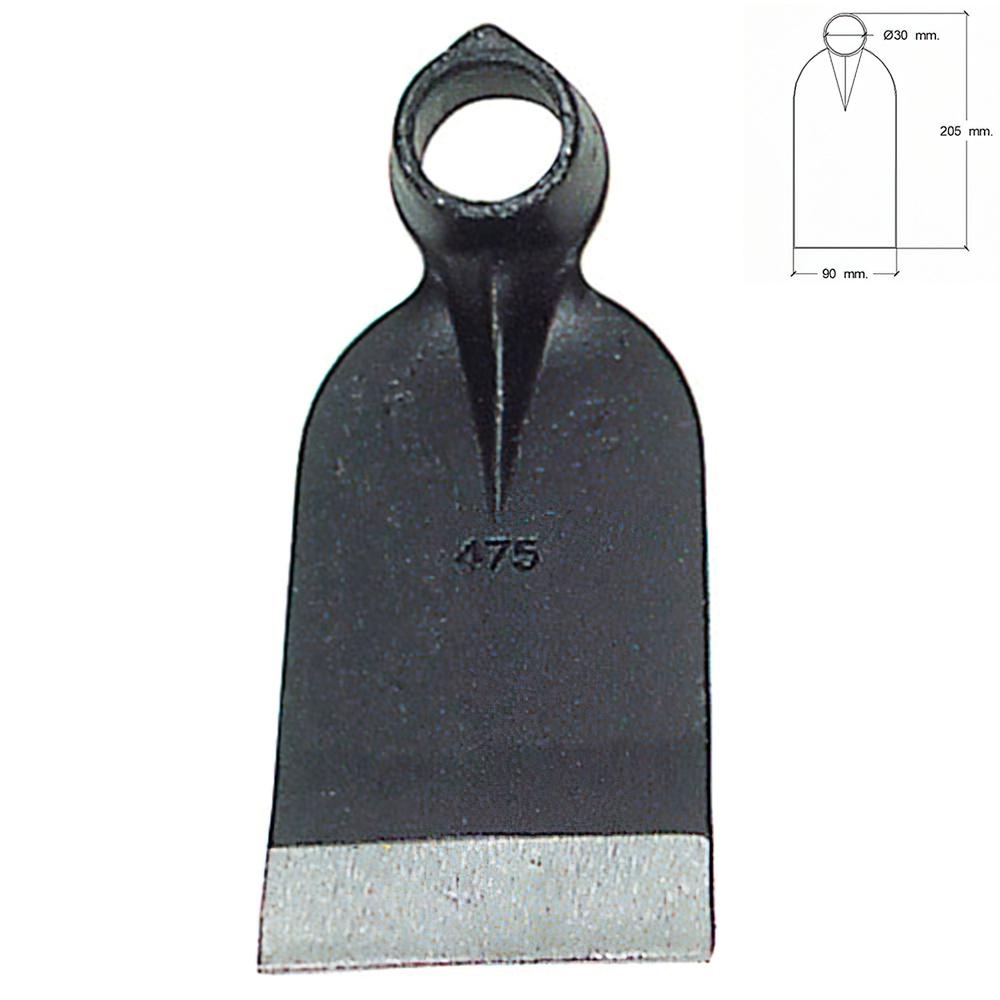 Azada Forjada Sin Mango 207/ 450 Gramos