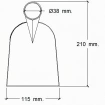 Azada Forjada Sin Mango 219/ 650 Gramos